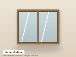 Balcón Modena Anodizado 120x205